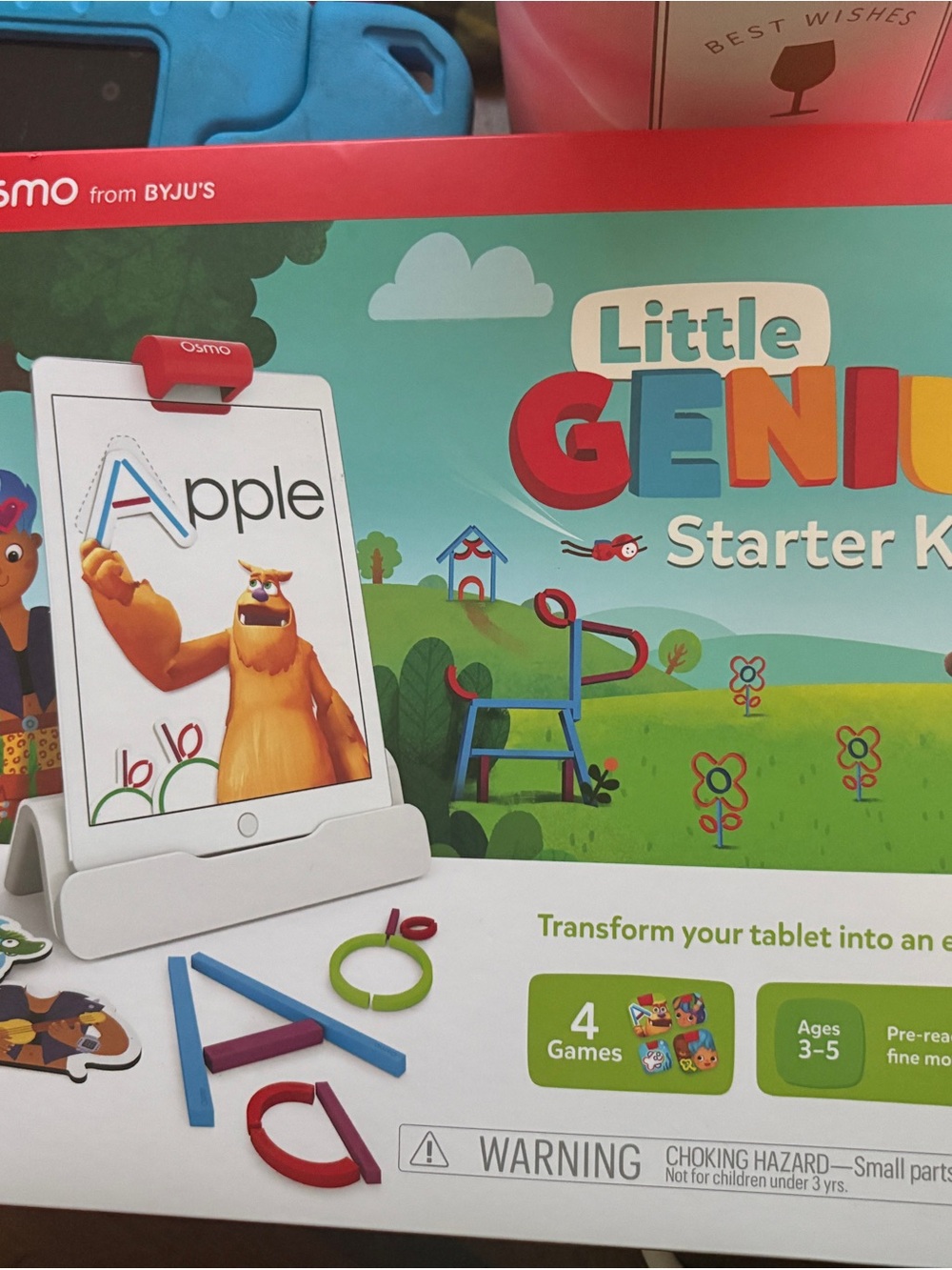 Osmo Little Genius Starter Kit Tablet Learning Game - Green